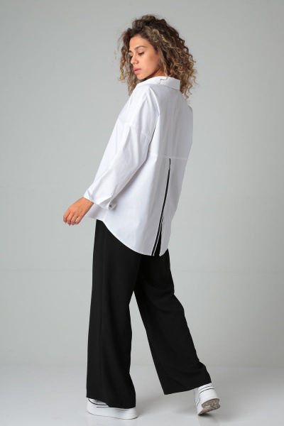 Рубашка DOGGI 0133 белый - фото 2