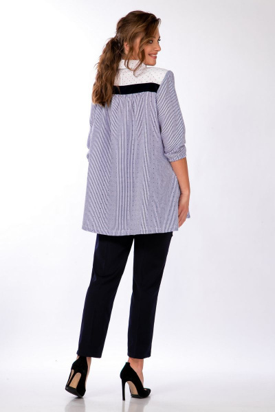 Блуза, брюки Belinga 2259 синий - фото 5