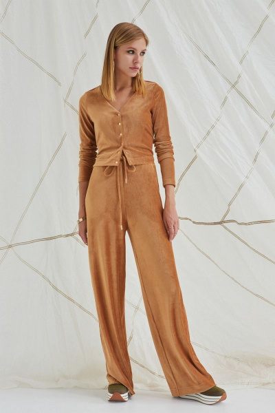 Блуза DAVYDOV 6158 карамельный - фото 3