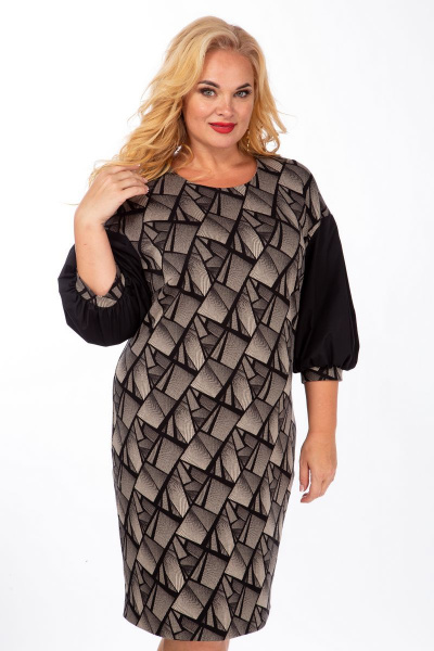 Платье на каждый день из вискозы с длинным рукавом SVT-fashion 573 - фото 2