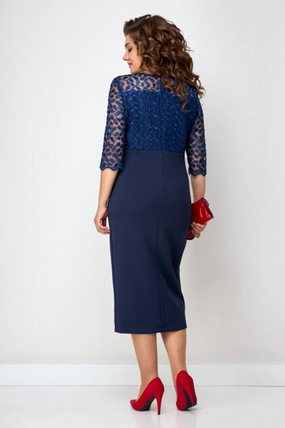 Платье Solomeya Lux 503 синий - фото 5