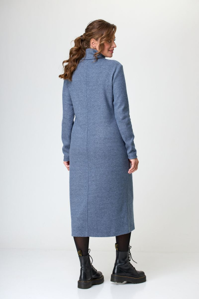 Платье T&N 7319 синий_меланж - фото 6