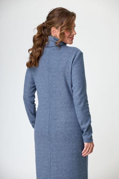 Платье T&N 7319 синий_меланж - фото 5