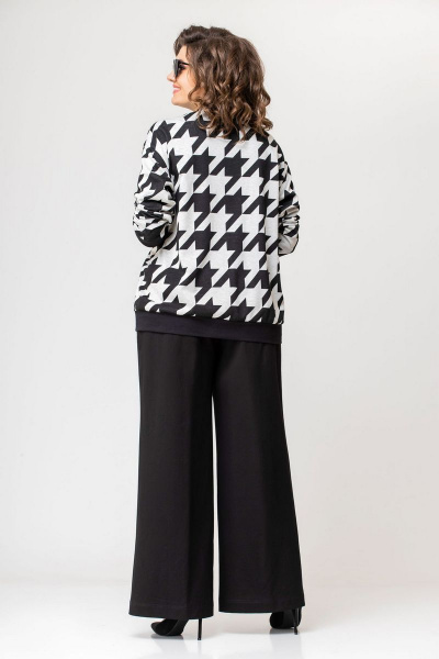 Брюки, кардиган EVA GRANT 208 гусиная_лапка - фото 6