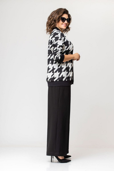 Брюки, кардиган EVA GRANT 208 гусиная_лапка - фото 4