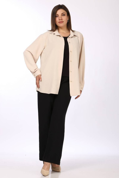 Блуза Lady Secret 127 бежевый - фото 4