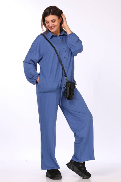 Блуза, брюки Lady Secret 2845 светло-синий - фото 4