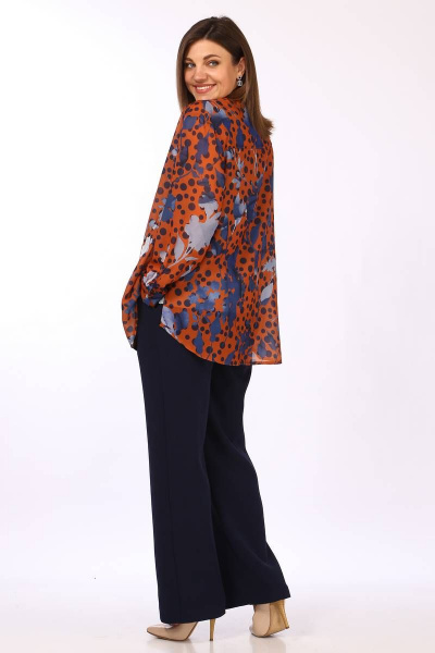 Блуза, майка Lady Secret 2856 охра+принт - фото 2