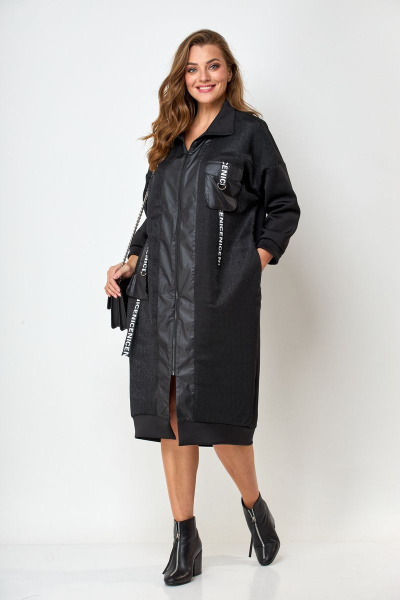 Платье Michel chic 2104 черный - фото 5