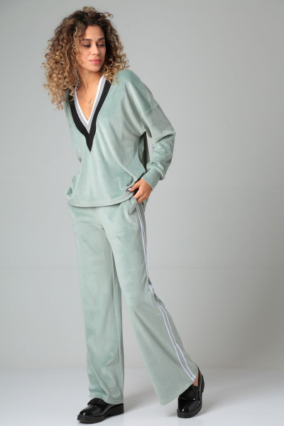 Брюки, джемпер HIT 3093 мята - фото 5