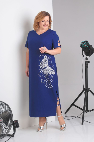 Платье Grace for you 172 василек - фото 1