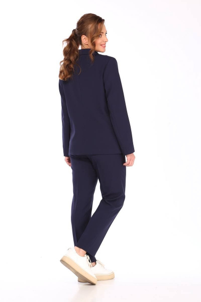 Брюки, жакет Vilena 798 темно-синий - фото 6