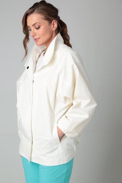 Жакет свободного кроя из плащёвой ткани в стиле На каждый день TVIN 8190 /1 - фото 8