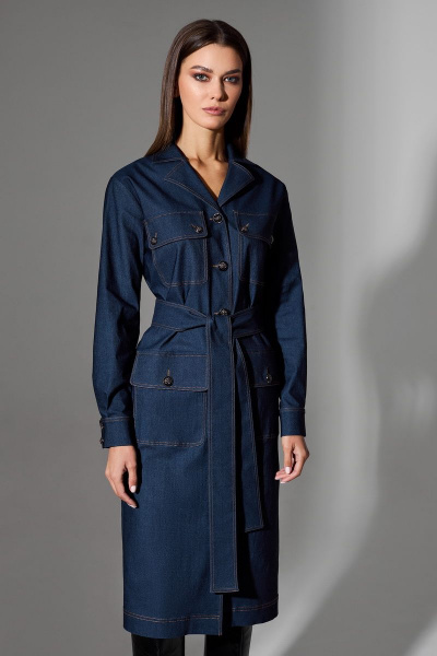 Платье DILIA 0664 деним - фото 2