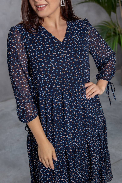 Платье Daloria 1956R темно-синий - фото 4