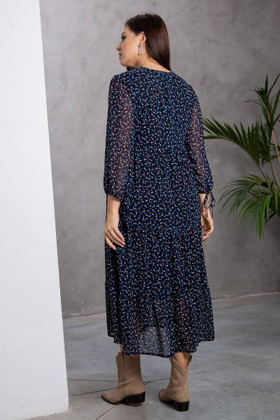 Платье Daloria 1956R темно-синий - фото 2