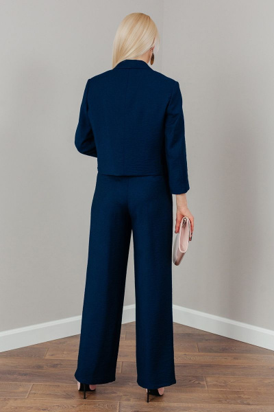 Классический костюм 2-ка с блейзером и брюками в стиле делового лука MadameRita 5169 - фото 2