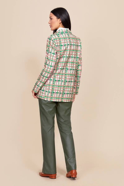 Жакет Kaloris 1928 беж-зеленый - фото 3