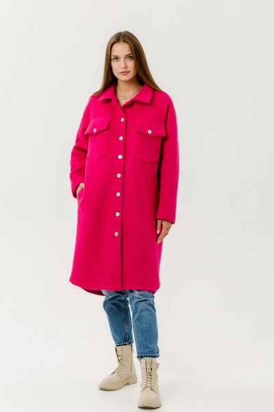 Пальто Atelero 1065 фуксия - фото 1