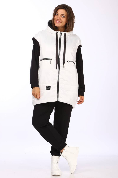 Брюки, жилет, худи Lady Secret 2859 белый+черный - фото 11