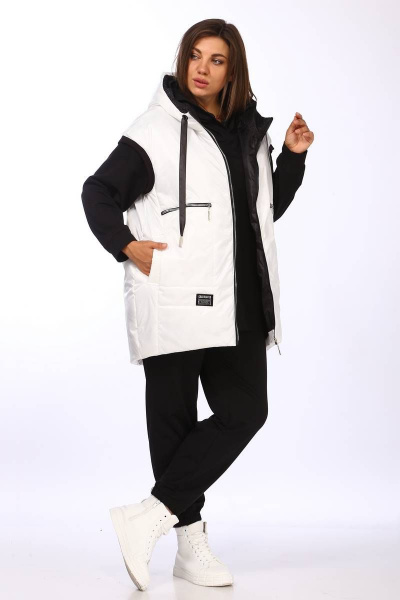 Брюки, жилет, худи Lady Secret 2859 белый+черный - фото 10
