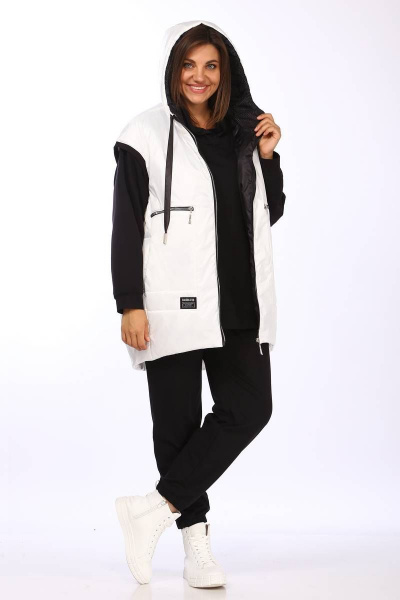 Брюки, жилет, худи Lady Secret 2859 белый+черный - фото 9