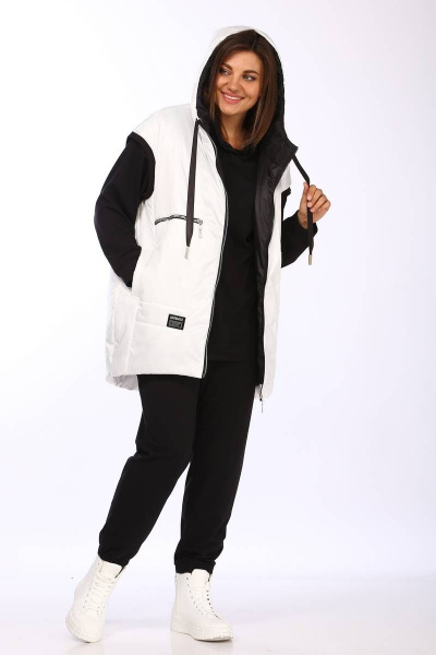 Брюки, жилет, худи Lady Secret 2859 белый+черный - фото 1