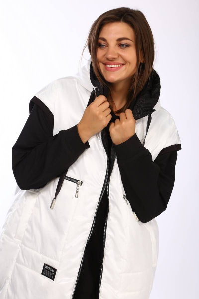 Брюки, жилет, худи Lady Secret 2859 белый+черный - фото 4