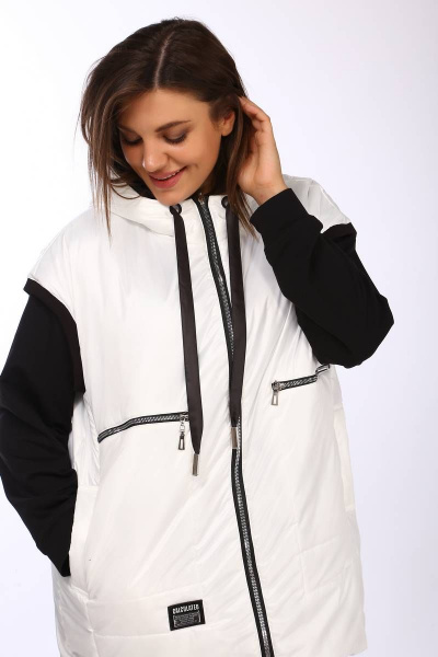 Брюки, жилет, худи Lady Secret 2859 белый+черный - фото 8