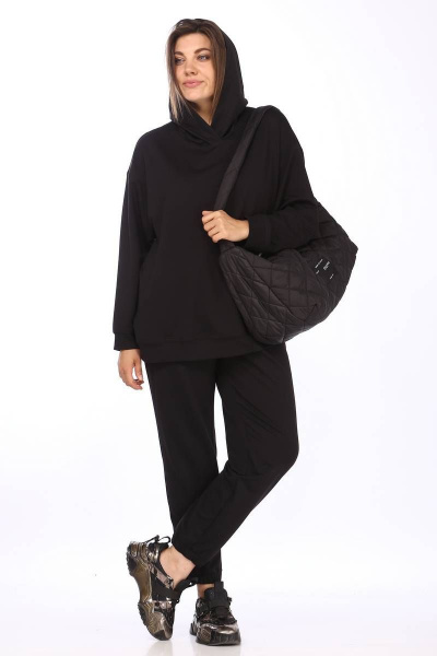 Брюки, жилет, худи Lady Secret 2859 белый+черный - фото 2