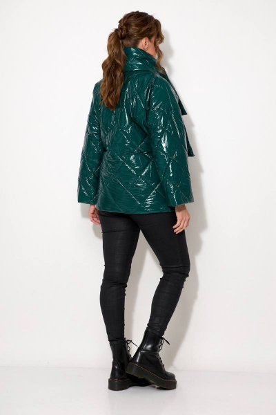 Куртка, шарф Koketka i K 974-1 зеленый - фото 5