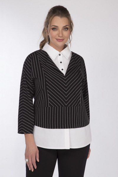 Блуза и брюки с запахом из текстиля для casual образа Matini 1.1633 - фото 6