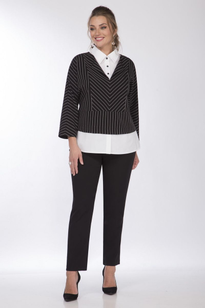 Блуза и брюки с запахом из текстиля для casual образа Matini 1.1633 - фото 5