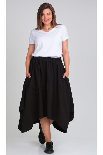Юбка GRATTO 6209 черный - фото 2