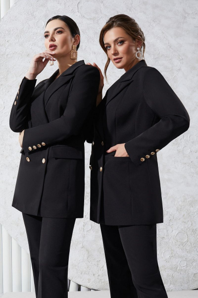 Брюки, жакет Lissana 4544 черный - фото 2