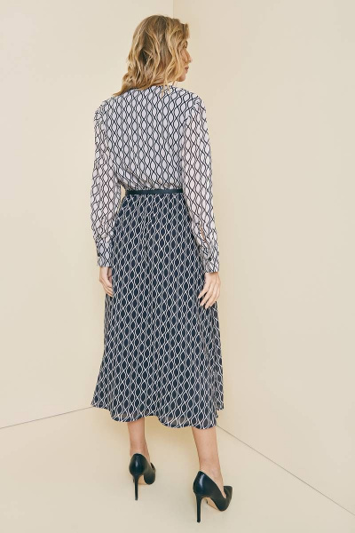 Шифоновое летящее платье на запах с воздушными складками Art Ribbon M3788P - фото 3