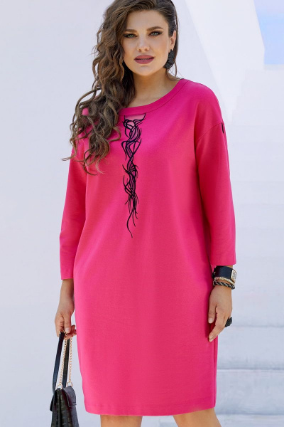Платье Vittoria Queen 16913/3 фуксия - фото 1