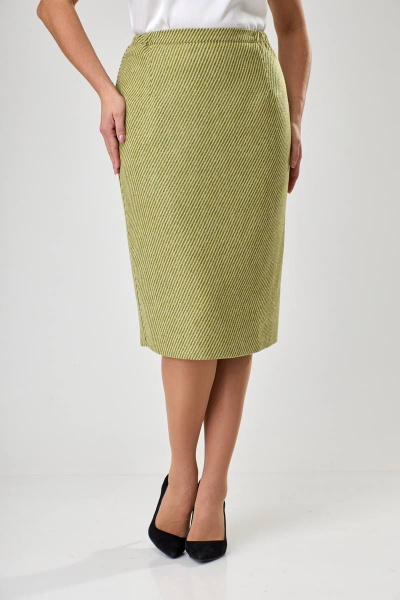 Жакет, юбка ANASTASIA MAK 1012 зеленый - фото 7