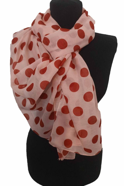 Розовый шарф из текстиля, 70x180 см, универсальный TrendCorner 3-1-2-74 1644 - фото 1