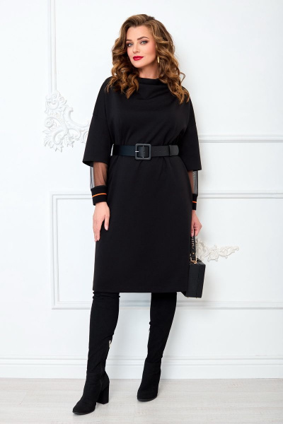 Платье AGATTI 5014 черный - фото 3