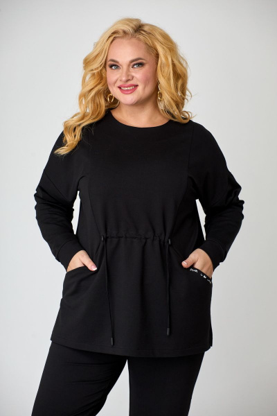 Брюки, свитшот STEFANY 2046-3 черный - фото 7