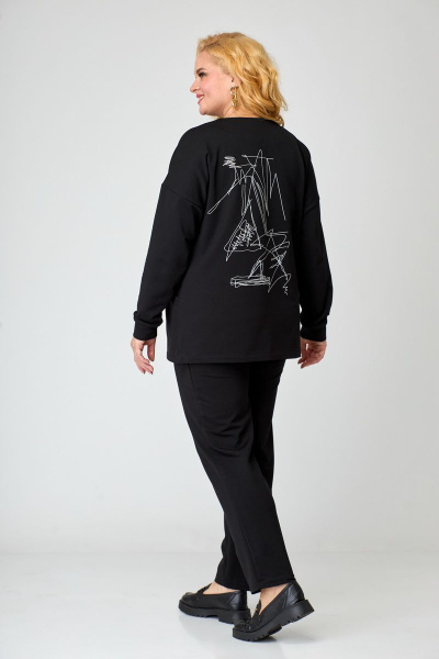 Брюки, свитшот STEFANY 2046-3 черный - фото 2