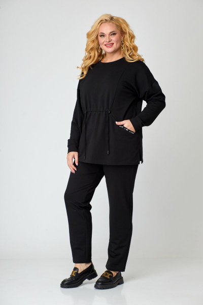 Брюки, свитшот STEFANY 2046-3 черный - фото 4