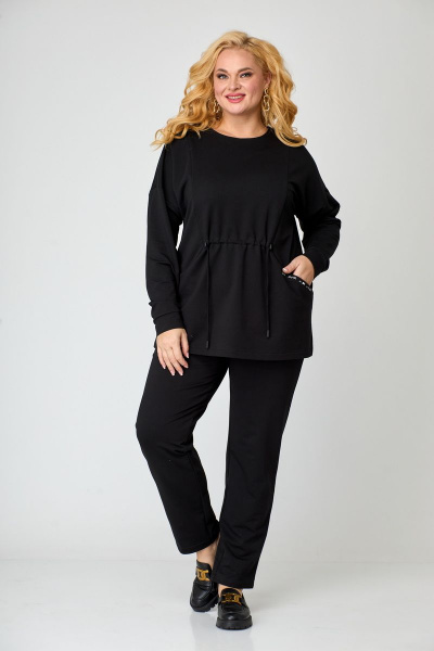 Брюки, свитшот STEFANY 2046-3 черный - фото 3