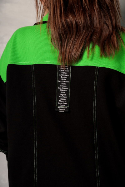 Бомбер BegiModa 2006 черный - фото 5