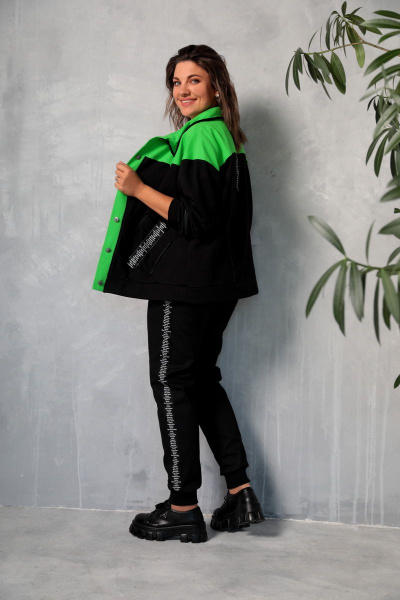 Бомбер BegiModa 2006 черный - фото 4