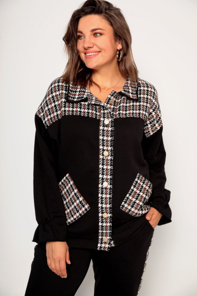 Бомбер BegiModa 2008 черный - фото 4