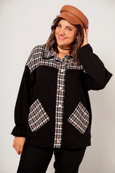 Бомбер BegiModa 2008 черный - фото 1