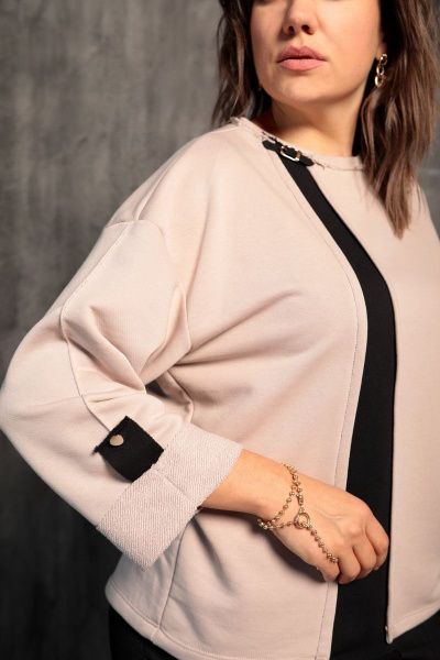 Свитшот BegiModa 4048 кофейный - фото 5