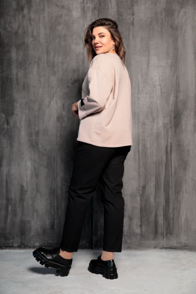 Свитшот BegiModa 4048 кофейный - фото 4